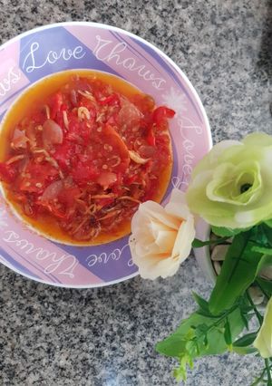 Foto resep Sambal merah teri medan