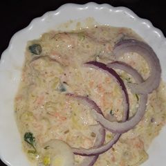 Veg curd raita A picture of Veg curd raita.