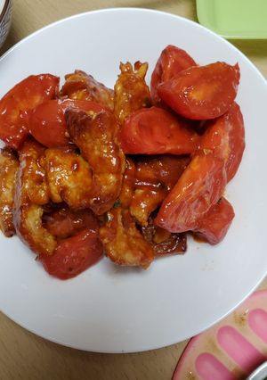 鮮茄豬扒 的食譜成品照片