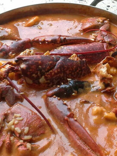 Una foto de Arroz caldoso de bogavante y nécoras