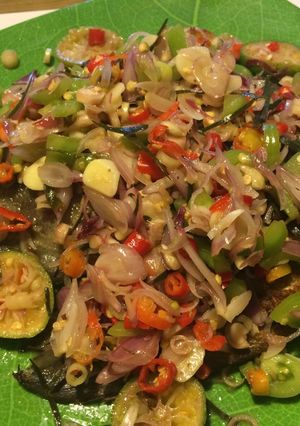 Foto resep Ikan bawal bakar sambal matah