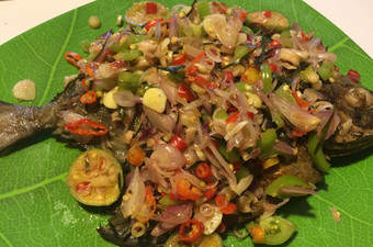 Cara Bikin Ikan bawal bakar sambal matah Anti Gagal
