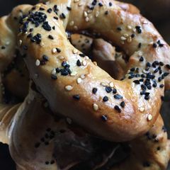 A picture of Açma (soft rolled bread).