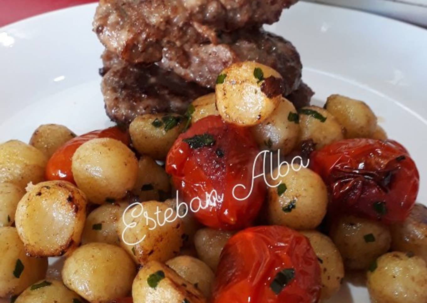 Hamburguesa de carne picada