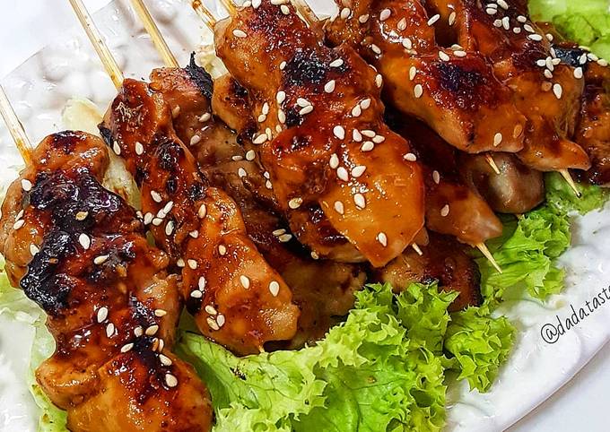 Resep Sate Ayam Teriyaki Oleh Dada Cookpad