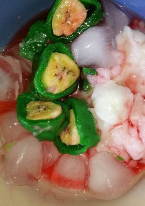 Foto resep Es Pisang Hijau