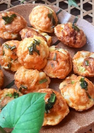 Hình của món Bánh khọt nui.