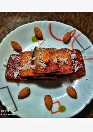 ব্রেড সুইট টোস্ট(bread sweet toast recipe in Bengali) রেসিপির প্রধান ছবি