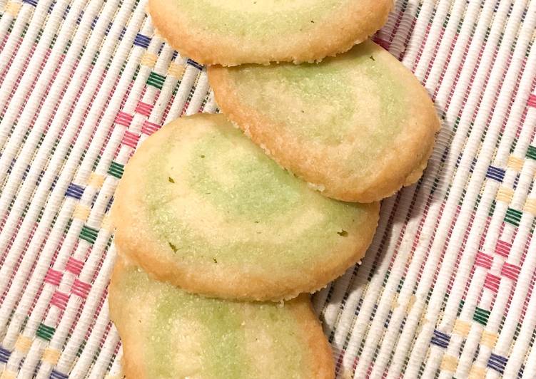 Green Tea Marble Cookies