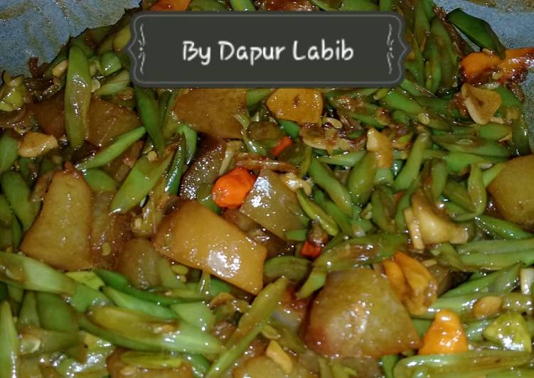 Tumis Kikil dan Buncis Pedas