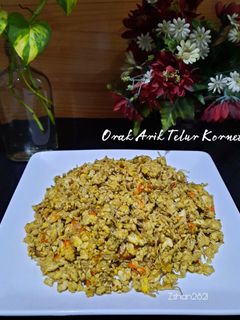 Foto resep Orak Arik Telur Kornet