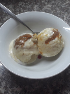 Una foto de Helado banana split