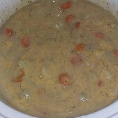 A picture of Crock Pot Cheesy Potato Soup.
