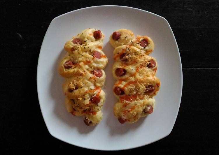 Bahan Roti Sosis Caterpillar (OTang) | Cara Membuat Roti Sosis Caterpillar (OTang) Yang Menggugah Selera