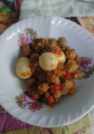 Foto resep Sambal goreng daging printil
