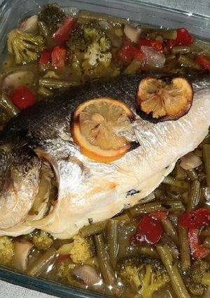 Una foto de Dorada al horno