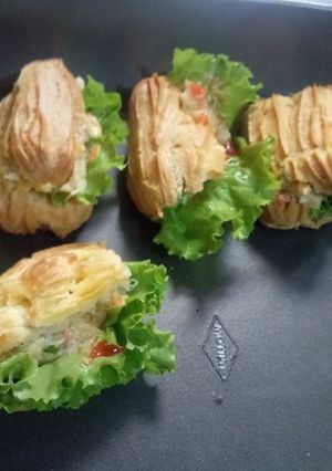 Foto resep Soes Asin isi sayuran