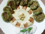 Falafel with hummus