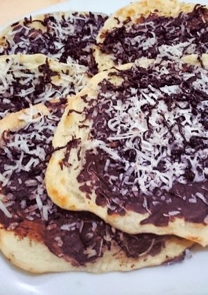 Foto resep Pizza Coklat Keju (Chocolate Cheese Pizza)