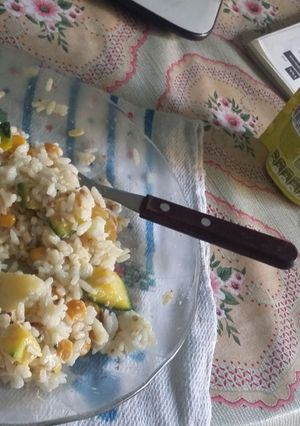 Una foto de Arroz con verduras