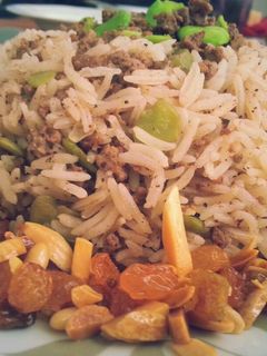 صورة لوصفة رز و فول