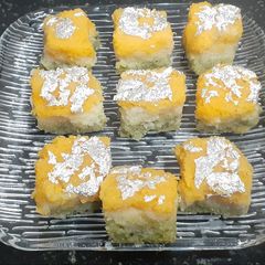 A picture of Tricolour Coconut Burfi.