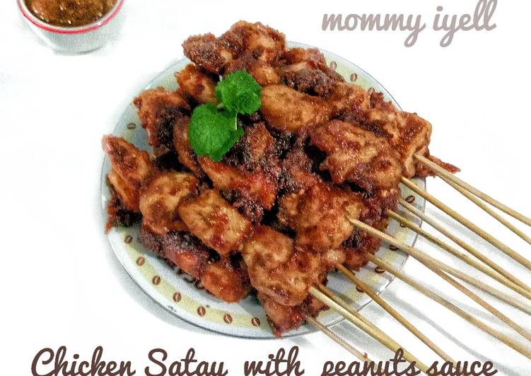 Resep CHICKEN SATAY w/peanuts sauce (Sate ayam) yang Bikin Ngiler