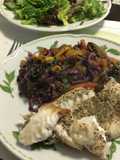 Cocina aromática: Wok de verduras y vegetales con hierbas frescas