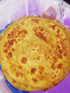 A picture of Pumpkin and coconut chapati #themechallenge.