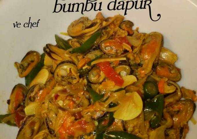 Cara Buat Kerang masak bumbu dapur Sederhana Dan Enak