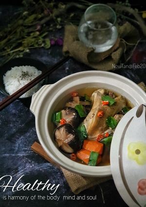 Foto resep 85. Sup Ayam Kampung Bening no msg, enak, gurih dan lezat