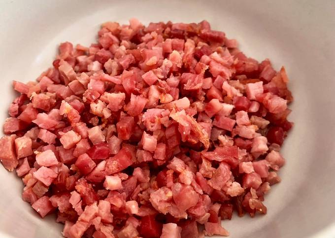 Crujiente de jamón en 7 minutos Receta de - Cookpad