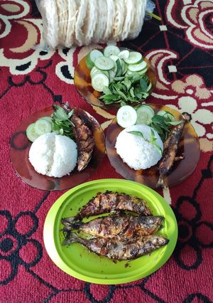 Foto resep Ikan panggang pindang nasi uduk