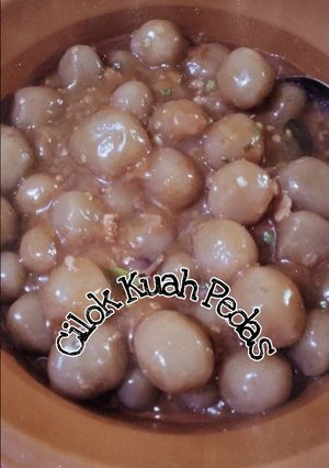 Foto resep Cilok aci kuah pedas