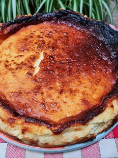 Una foto de Tarta de queso estilo La Viña 🇪🇸 adaptada para Argentina 🇦🇷