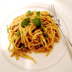 A picture of Stir fried Chilli Noodles.