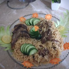 A picture of Mutton pulao.