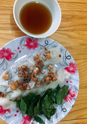 Hình của món Bánh cuốn.