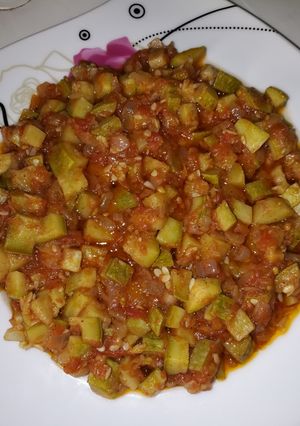 صورة لوصفة مفركة الكوسا