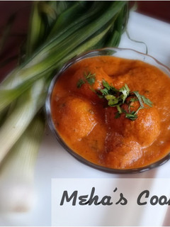 A picture of Dum Aloo.