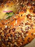 PAIN  aux GRAINES sans pétrissage