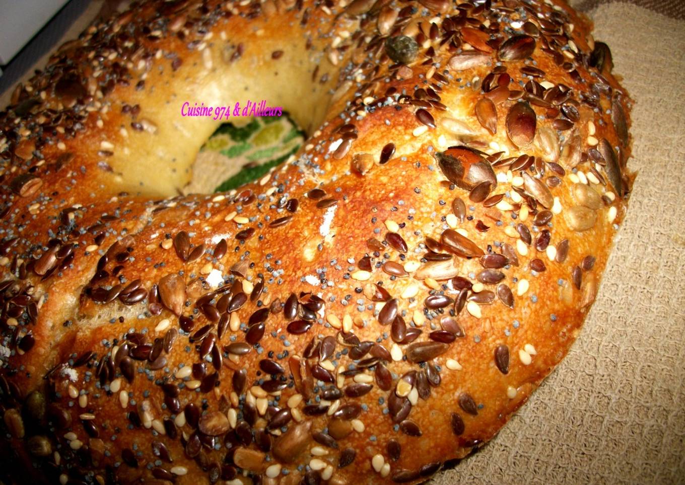 PAIN aux GRAINES sans pétrissage