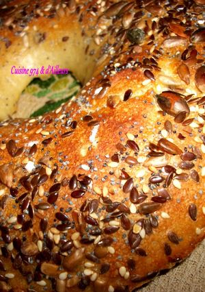 Une photo de PAIN  aux GRAINES sans pétrissage