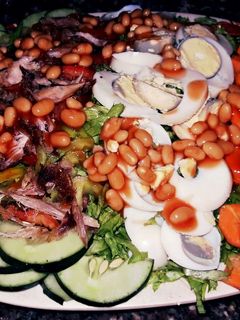 Kwadan salad ainihin hoton girkin