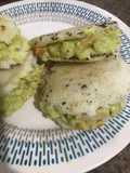 Arepa reina pepiada con masa de maíz