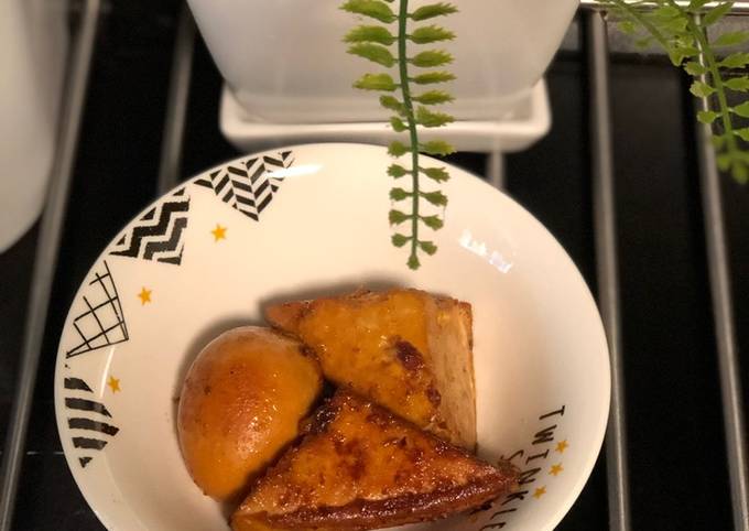 Cara Memasak Tahu dan telur bacem Bahan Sederhana