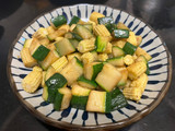 香炒櫛瓜玉米筍