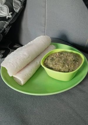 A picture of Sinasir with veg. Soup.