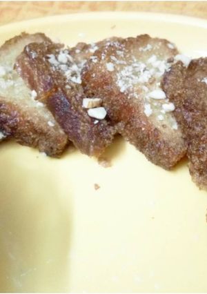A picture of Shahi tukda.