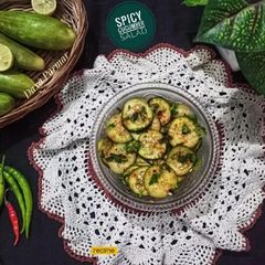 A picture of Summer Salad - Spicy Cucumber Salad.